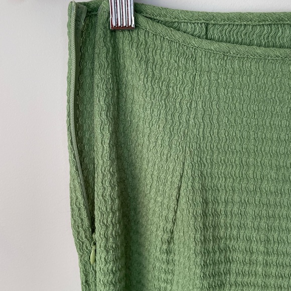 Cider green high waist flare pants large - Picture 8 of 9